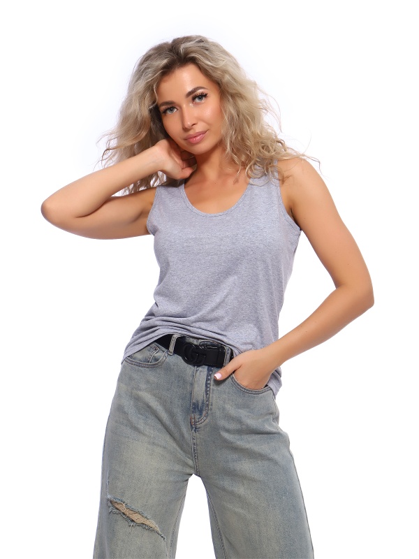 Майка женская МЖ-12 серый