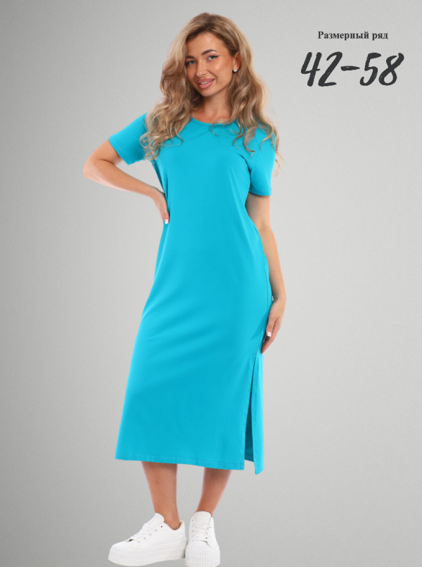 Платье женское ПЖ-50 бирюзово-зеленый