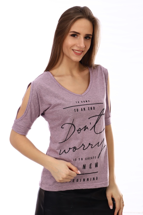 Футболка женская ФЖ-12 сиреневый